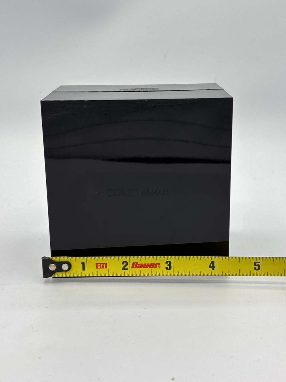 Giorgio Armani Branded High-Gloss Black Display Gift Box